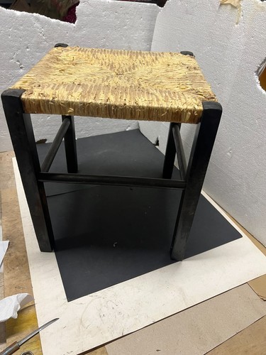 Sgabello rustico vintage legno - sgabello,