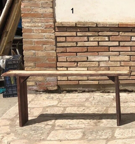 Antico vecchio sgabello panca