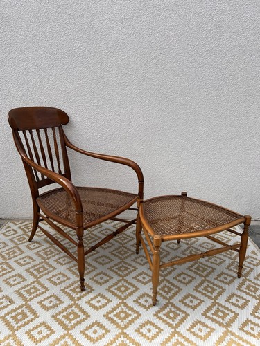Poltrona antica legno - poltrona,