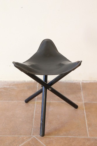 Sgabello richiudibile tripode - richiudibile,