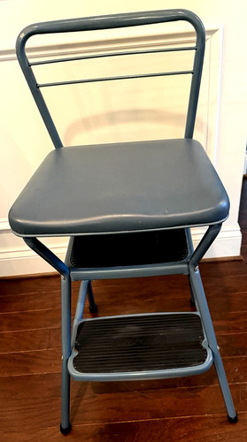 Sgabello gradini vintage - sgabello,