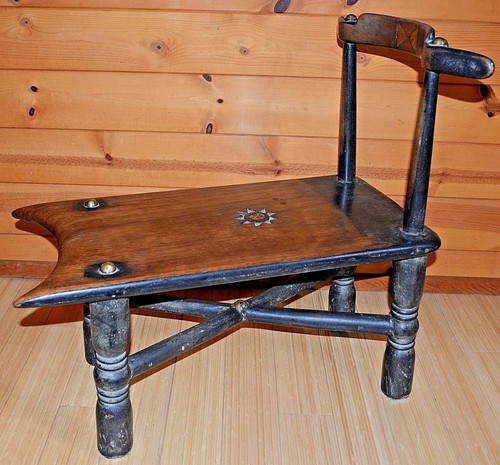 Antica panca sgabello legno - panca, in