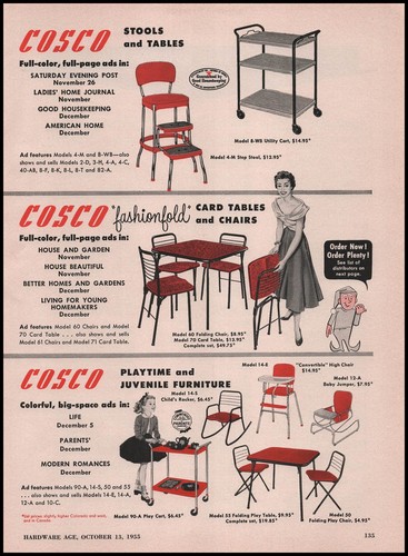 1955 cosco sgabelli - cosco,